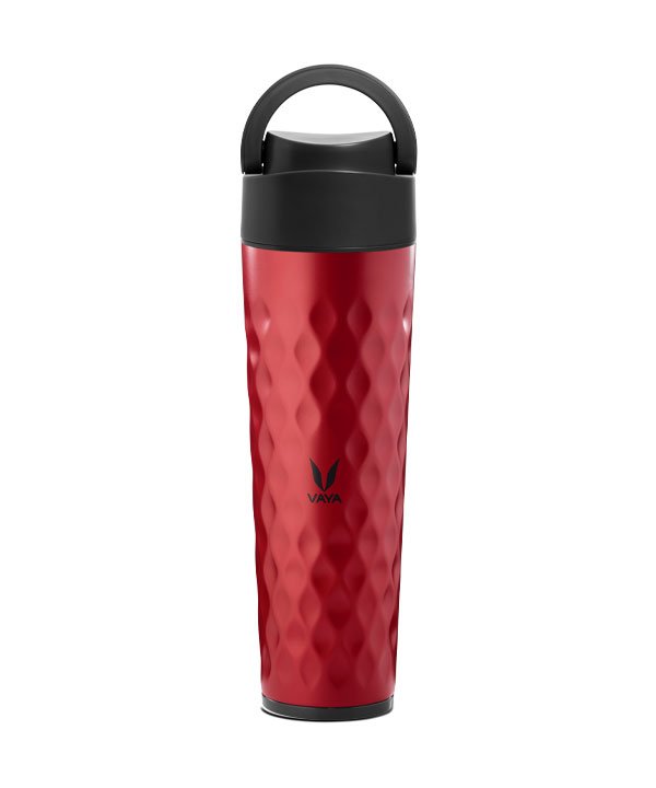 Vaya Drynk With Loop Lid 600Ml (Red)
