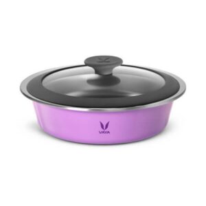 Vaya Hautecase Glass Lid-1100Ml (Purple)