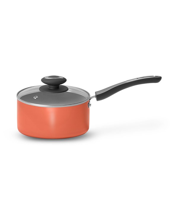 Vaya Hautechef-Ptfe Saucepan Coral Crush
