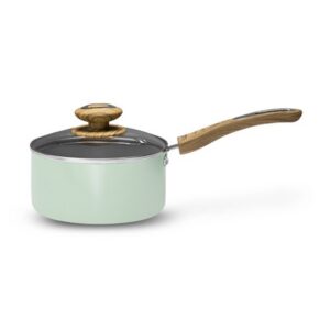 Vaya Hautechef-Ptfe Saucepan Winter Mint-Wood Finish Handle