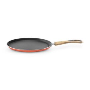 Vaya Hautechef-Ptfe Tawa Coral Crush-Wood Finish Handle