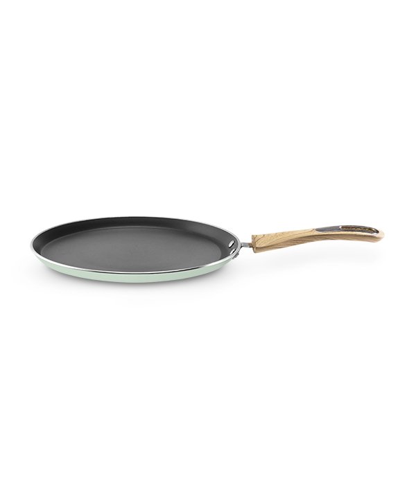 Vaya Hautechef-Ptfe Tawa Winter Mint-Wood Finish Handle