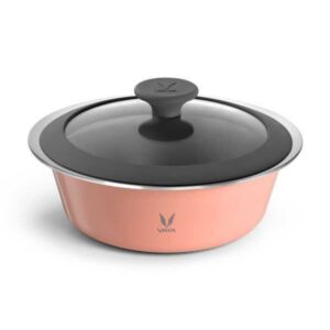 Vaya Serveware Glass Lid 1500Ml (Sandy Coral)