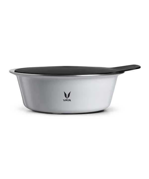 Vaya Serveware Stack Lid 1500Ml (Pearl Grey)