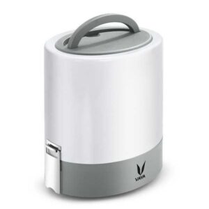 Vaya Tyffyn With Copper-Finished Containers-1000Ml (White)