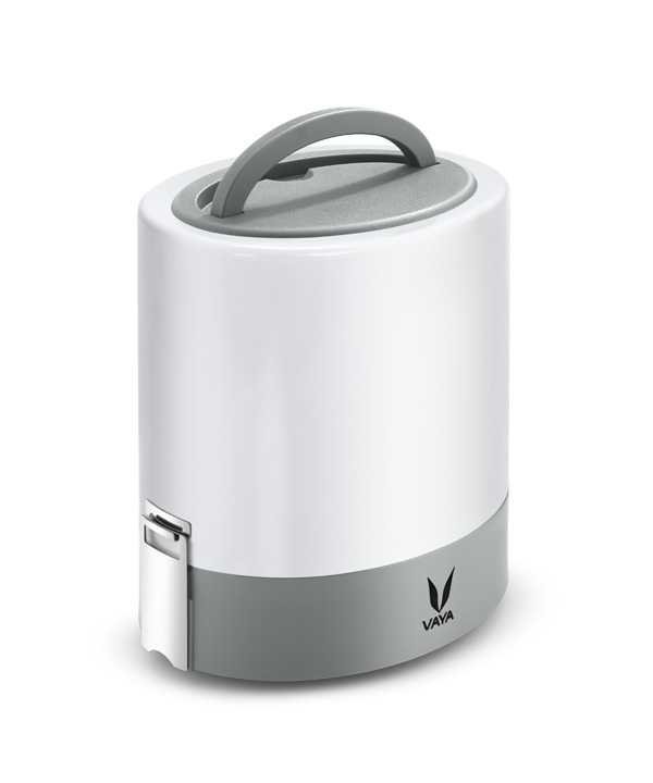 Vaya Tyffyn With Copper-Finished Containers-1000Ml (White)