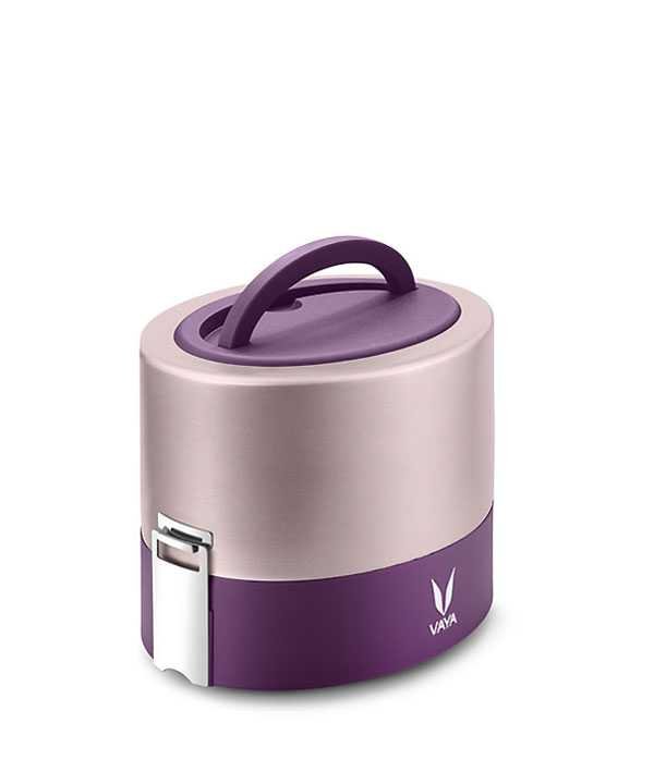 Vaya Tyffyn With Copper-Finished Containers 600Ml (Purple)