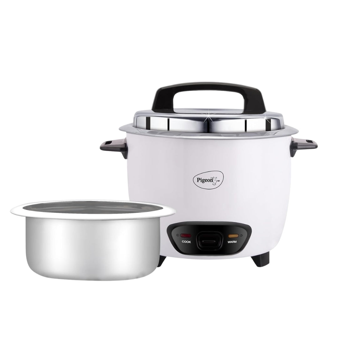 Pigeon Joy Unlimited Rice Cooker | 1.8 Litre | Single Pot | Cool Touch Handle | Suitable for 4-5 Persons
