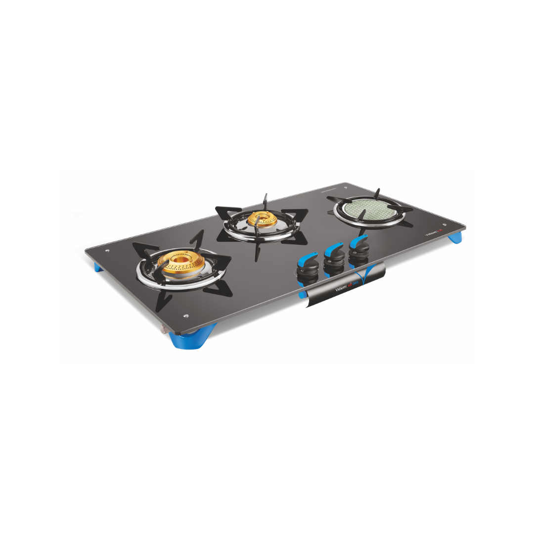 Vidiem AIR ORO 3B Gas Stove - With Active Ceramic Burner
