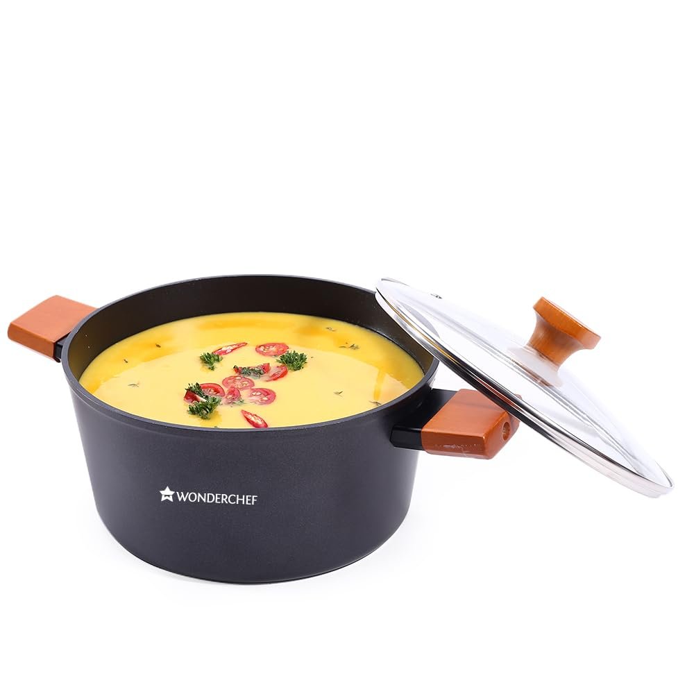 Wonderchef Casserole-Caesar W/Lid 240Mm 4.3Ltr
