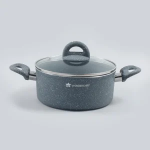 Wonderchef Casserole-Granite W/Lid 240Mm