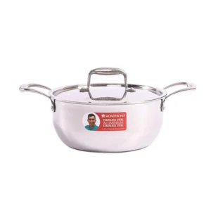 Wonderchef Casserole-Nigella Triply 3.2Ltr W/Lid SS