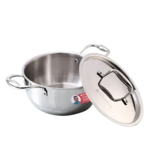 Wonderchef Casserole-Nigella Triply 3Ltr W/Lid SS