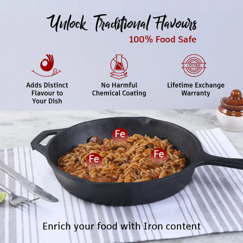 WONDERCHEF CAST IRON-FORZA FRY PAN 150MM - Image 2