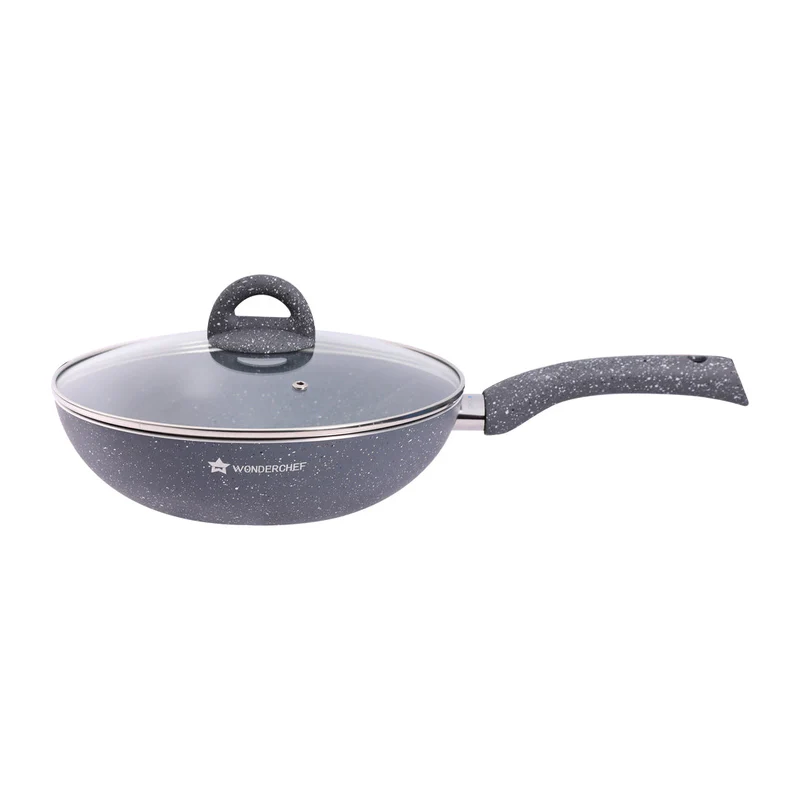 WONDERCHEF COMBI-GRANITE SO4 DOSA TAWA+FRYPAN W/LID+WOK - Image 2