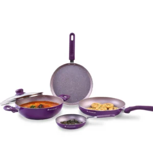 Wonderchef Combi-Royal Velvet 5Pcs Set Purple