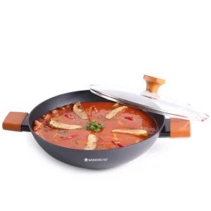Wonderchef Kadhai-Caesar W/Lid 240Mm