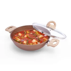 Wonderchef Kadhai-Duralife W/Lid 240Mm Copper