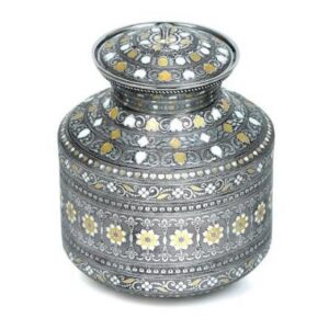 Stainless Steel Minakari Water Pot -5 liters