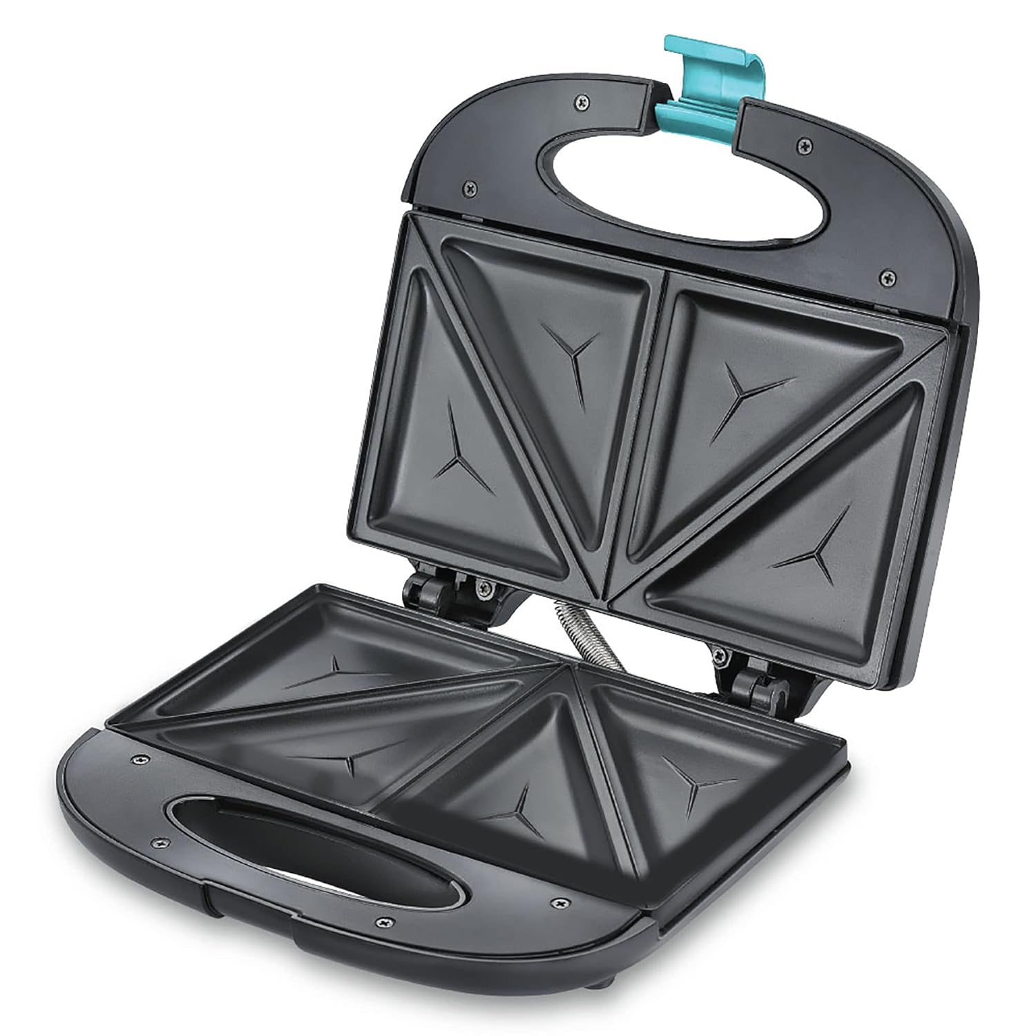 Prestige PSMFB (D) 800W Sandwich Toaster with die cast Aluminium Sandwich Plates|Power Indicators|Non-Stick Coating|Black|1 Year Warranty