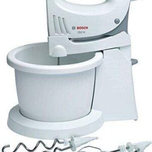 Bosch 350W Hand Mixer with Bowl Stand & 4 Attachments - White