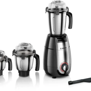 Bosch TrueMixx Pro MGM8836MIN 1000 Watt 3 Jar 100% Copper Ball Bearing Motor with 5 years Warranty Mixer Grinder, (Black)