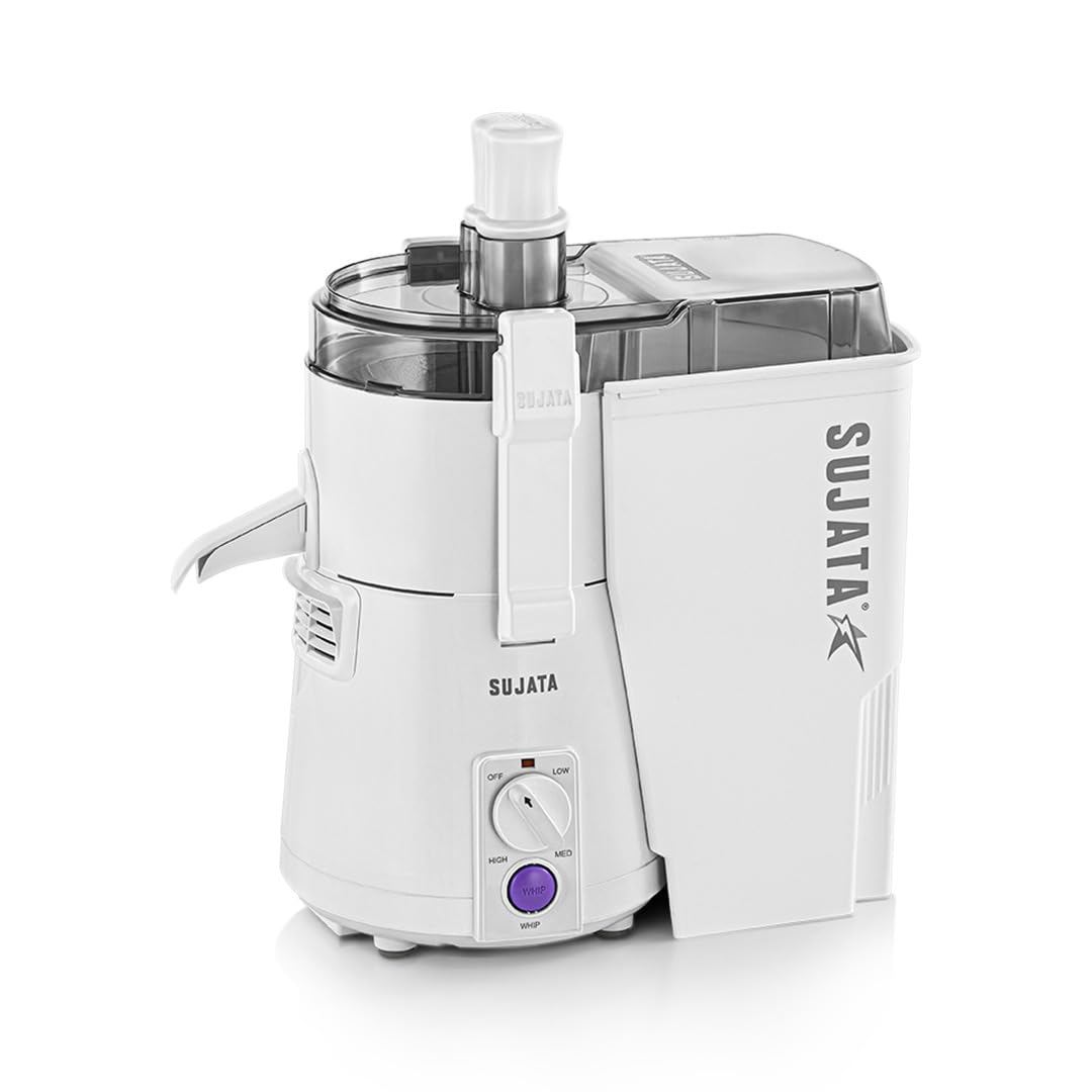 Sujata Powermatic |900 Watts Double Ball Bearing Motor|22000 RPM|Non-Stop 90 Mins Running| Mixer Grinder | White