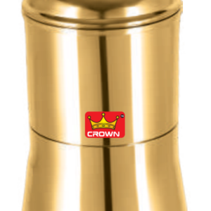Crown Brass Coffee Filter: Authentic coffee Decotion Blend Maker ☕ (Size-3)