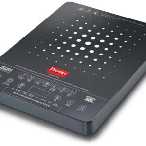 Prestige Swish V4 2000 W Induction Cooktop|Automatic Keep Warm|Power Saving Technology|Automatic Whistle Counter|Indian Menu Options|Black
