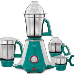 Preethi Aries Mixer Grinder For Kitchen | Vega W5 750 Watt Mixie,4 Jars | 5Yr Motor Warranty & Lifelong Free Service | Green (MG 216)