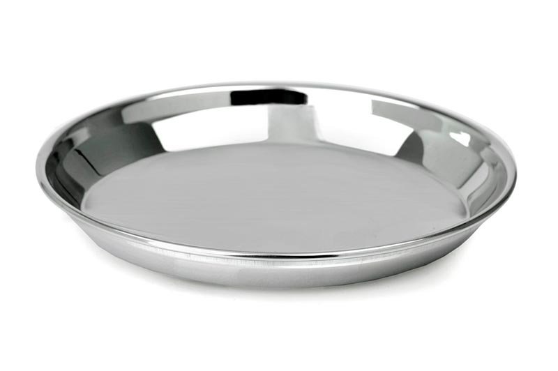 Mirror Elegante Pudding Plate(Kanchan Bogi Halwa Plate) No.6