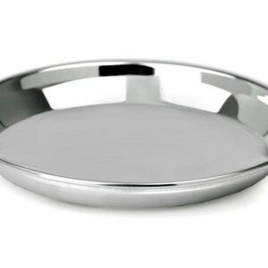 Mirror Elegante Pudding Plate (Kanchan Bogi Halwa Plate) No.5