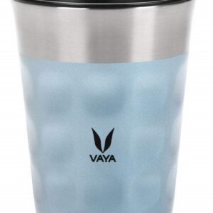 Vaya Popcup Insulated Coffee Mug with Lid 250ml, Stainless Steel Hot & Cold Coffee, Water and Teacup,Double-Walled Insulated Tumbler, Keeps Beverages Hot & Cold for 5 Hrs.