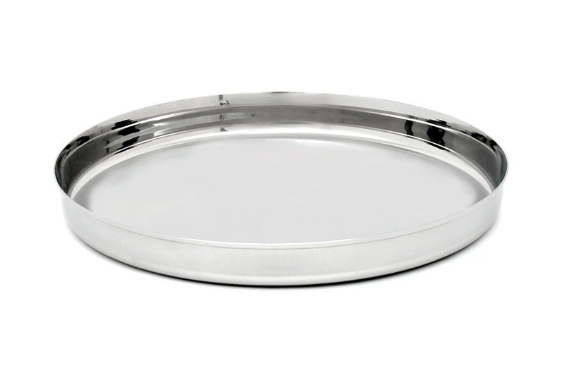 Mirror Flat Beading Dinner Thali (No.14)