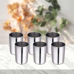 Stainless Steel 6 PCS Glass Shagun