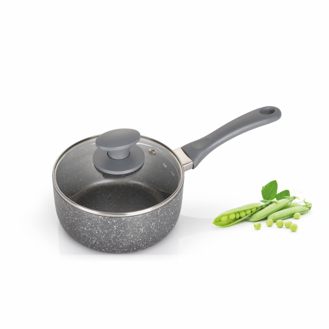 Alda Marbello Premium Non Stick Sauce Pan With Lid 14Cm (1.0L)