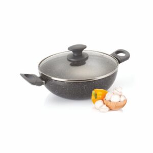 Alda Marbello Premium Non Stick Deep Wok With Lid 26Cm (3.5L)