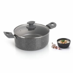 Alda Marbello Premium Non Stick Casserole With Lid 20Cm (2.8L)