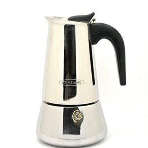 ATLASWARE Stainless Steel Espresso Coffee Percolator 4 cups