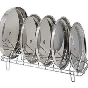 Kitchen Mart Plate Rack / Stand, 10 Slots (45 cms), Stainless Steel