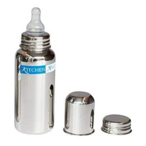 Kitchen Mart Stainless Steel Baby Feeding Bottle 275ml