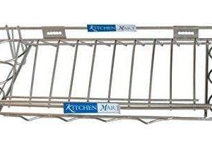 Kitchen Mart Stainless Steel Glass and plate stand (9 plate slots)