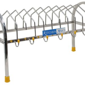 Kitchen Mart Stainless steel Plate Stand (3 in 1)