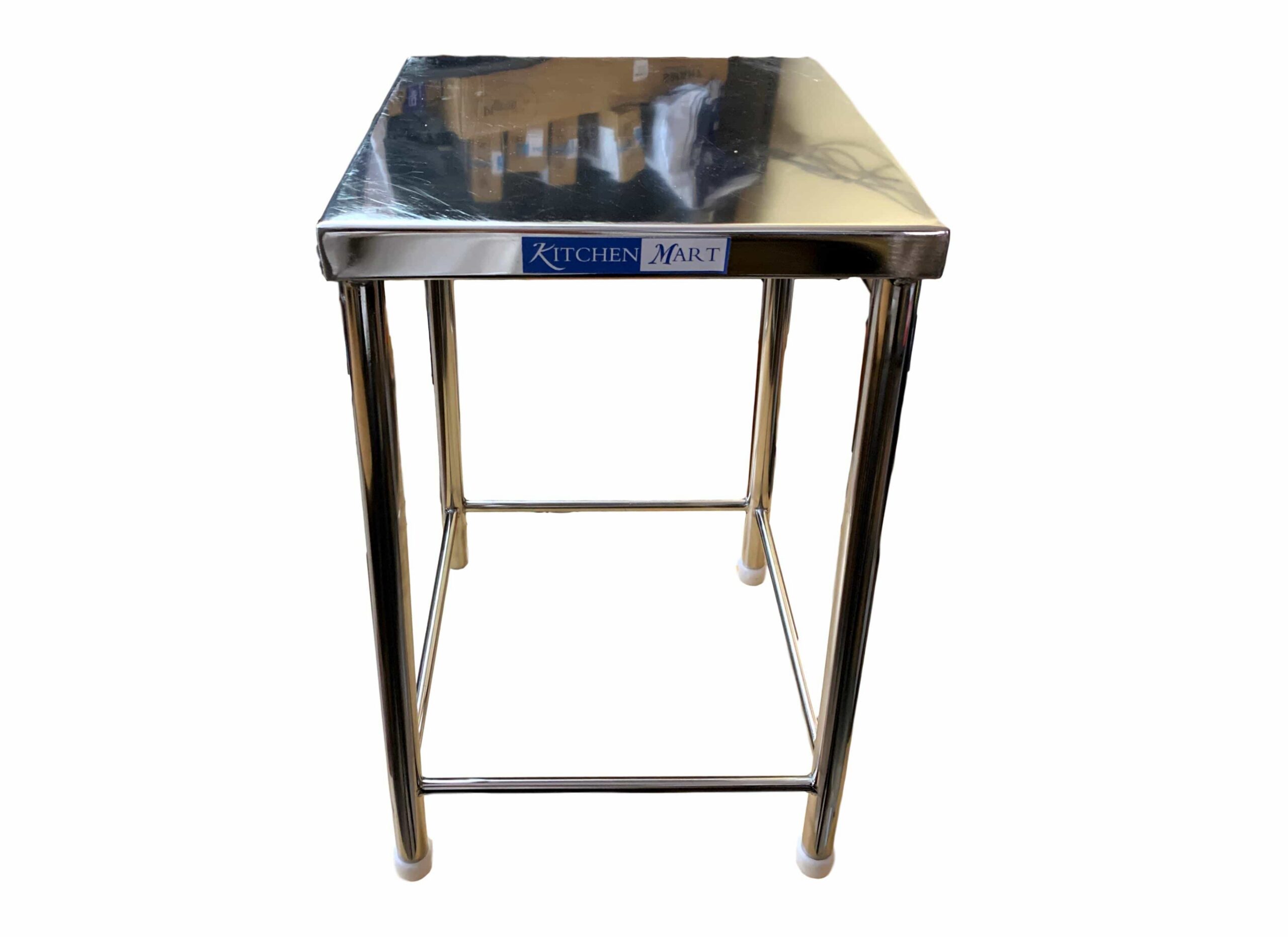 Kitchen Mart Stainless Steel Stool Heavy Duty ( 12 x 12 x 22 inch)
