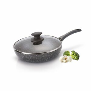 Alda Marbello Premium Non Stick Fry Pan With Lid 24Cm