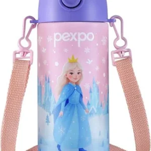 Pexpo Pixy Frozen Doll Uv Printed Design (Pink) 300Ml