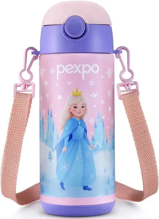 Pexpo Pixy Frozen Doll Uv Printed Design (Pink) 300Ml