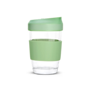Borosil Green Glass Mug