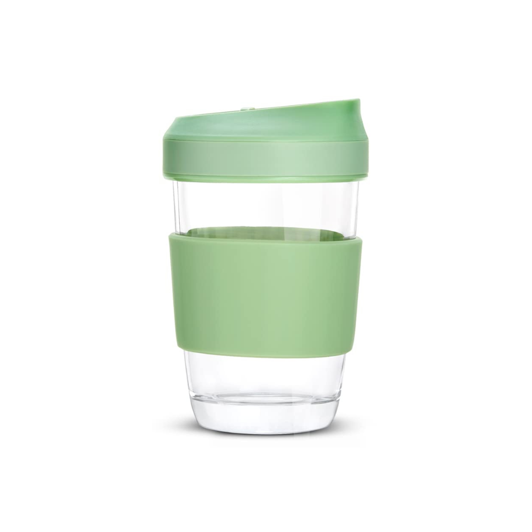 Borosil Green Glass Mug