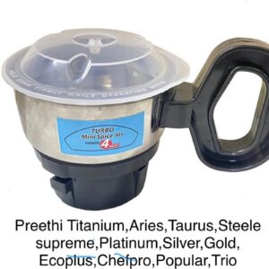 Preethi MIXER GRINDER 0.2 L TURBO MINI SPICE JAR (BLACK)
